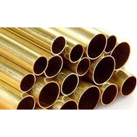 K&S 3924 ROUND BRASS TUBE .45MM WALL (1 METER) 6MM OD (EACH)