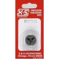 K&S 416 1-72 THREADING DIE (1 PIECE)