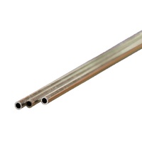 K&S 8102 ALUMINUM TUBE .014 WALL (12IN LENGTHS) 1/8IN (3 TUBES PER CARD)