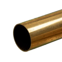 K&S 8141 ROUND BRASS TUBE .014 WALL (12IN LENGTHS) 9/16IN (1 TUBE PER CARD)