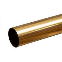 K&S 8143 ROUND BRASS TUBE .014 WALL (12IN LENGTHS) 5/8IN (1 TUBE PER CARD)