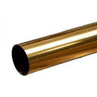K&S 8144 ROUND BRASS TUBE .014 WALL (12IN LENGTHS) 21/32IN (1 TUBE PER CARD