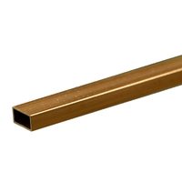 K&S 8266 RECTANGULAR BRASS TUBE .014 WALL (12IN LENGTHS) 5/32IN X 5/16IN (1 tube per card)