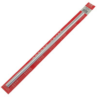 K&S 83047 SOLID ALUMINUM ROD (12IN LENGTHS) 3/8IN  (1 ROD PER CARD)
