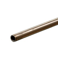 K&S 87115 ROUND STAINLESS STEEL TUBE .028 WALL (12IN LENGTHS) 1/4IN (1 TUBE