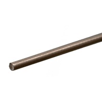 K&S 87135 ROUND STAINLESS STEEL ROD (12IN LENGTHS) 1/8IN (1 ROD PER CARD)