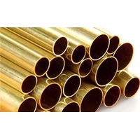 K&S 9820 ROUND BRASS TUBE (300MM LENGTHS) 2MM OD X .45MM WALL (4 PIECES)