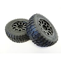 Rovan  Baja 5T/5SC, Losi 5T Alloy Wheels & Tyres, Set of 4