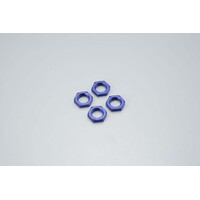 Kyosho Wheel Nut (Blue/4pcs)