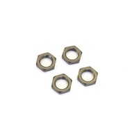 Kyosho Wheel Nut (Gunmetal/4pcs)