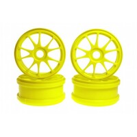 Kyosho Wheel Ten-Spoke (Fluorescent Yellow/4pcs)