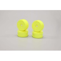 Kyosho Wheel (4pcs/Fluorescent Yellow/Dish)