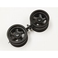 Kyosho 5 Spoke Wheel 43mm (Black/2pcs) (Optima 2016)