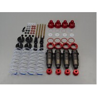 Kyosho Aluminium Shock Set (Red/4pcs/Scorpion XXL)
