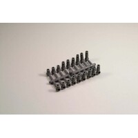 Kyosho 4.8mm Ball End (Hard/Gunmetal)