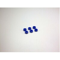 Kyosho Aluminium Collar (3x7x3mm/Blue/6pcs)