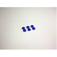 Kyosho Aluminium Collar (3x7x2mm/Blue/6pcs)