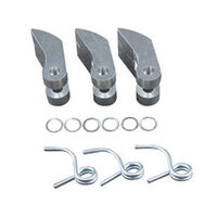Team Losi Clutch Shoe & Spring Set, Alum(3): LST/2, AFT, MGB