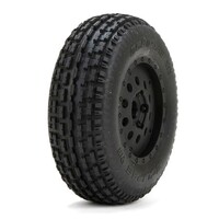 Losi Eclipse Rib Tire Front, Premount (2)