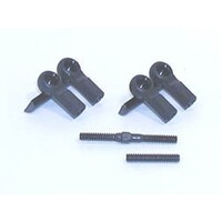 Losi Short Ball Cups & Threaded Rod (4)