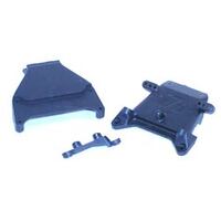 Team Losi Kickplate, Bulkhead, Brace: XXX-NT, SNT