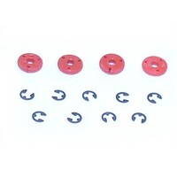 Losi Shock Pistons #56, Red (4)