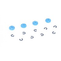 Losi Shock Pistons #54, Blue (4)