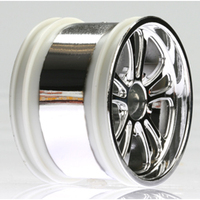 Team Losi 320 Series Spokez Chrome Wheel, Rear (2)
