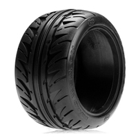 Team Losi 320 Series Road Weapon Tires, Fr/R Violet (2)