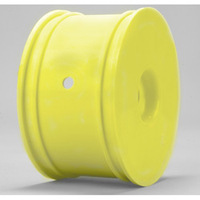 Team Losi Truggy Wheels, Zero Offset, Yellow (4): 8T 2.0