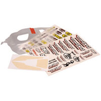 Team Losi 8IGHT 2.0 Buggy Body, Masks, Stickers