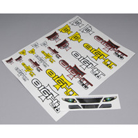 Team Losi Team Losi Large Decal Sheet: 8T 2.0