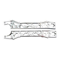 Team Losi Chassis Side Rails, Chrome