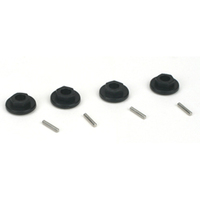 Team Losi Front/Rear Wheel Hex & Pin Set (4)