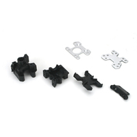 Team Losi Front/Rear Gearbox & Bracket Set