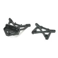 Team Losi Front/Rear Shock Tower Set
