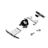 Team Losi Bumper/Strut/Mount Set, Chrome: Mini Desert Buggy