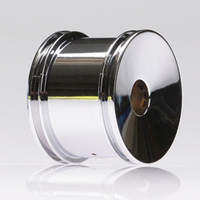 Team Losi Rear Wheels, Chrome (pr)