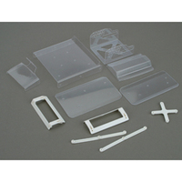 Team Losi Wing Kit, Clear, Front and Rear: Mini-Slider