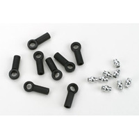 Team Losi Lower Suspension Rod Ends with Pivot Balls: MRC