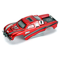 Team Losi Micro DT Painted Body Set, Candy Red