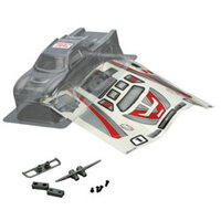 Team Losi Micro DT Clear Body Set w/ Stickers
