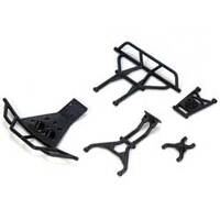 Team Losi Front/Rear Bumper & Support Set: MSCT
