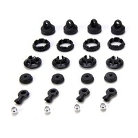 Losi Front & Rear Shock Plastics & Ball Set (4)