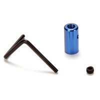 Team Losi Exhaust Pipe Mount & Wire: 10-T