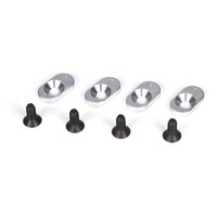 Losi Engine Mount Inserts & Screws, 18/58 (4)
