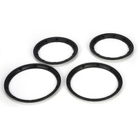 Losi Beadlock Set, Inner & Outer Black (2)