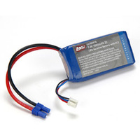 Team Losi 7.4V 1000mAh 2S LiPo Pack: 10-T