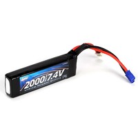 Losi 7.4V 2000mAh 20C LiPo Battery w/ EC2 Mini 8ight