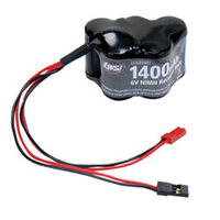 Team Losi 6V 1400mAh NiMH Receiver Pack with BEC